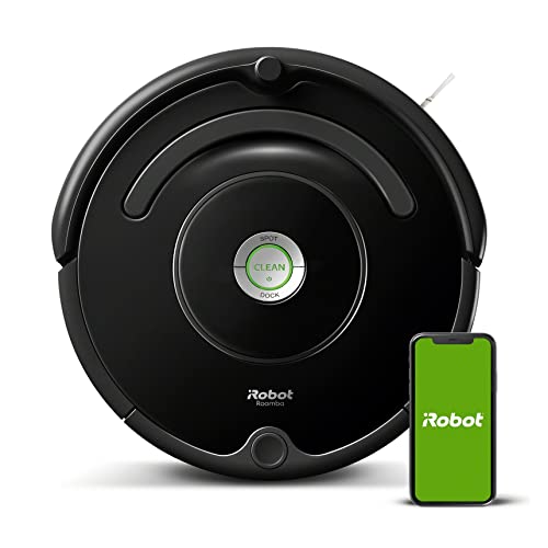 Robot aspirador con conexión Wi-Fi iRobot Roomba 671 - Tecnología Dirt Detect - Sistema de limpieza en tres fases - Sugerencias personalizadas - Compatible con tu asistente de voz