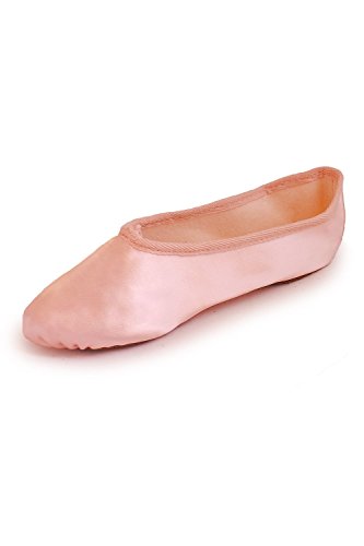 Roch Valley Split Sole Satin Shoes Zapatos de Ballet de satén con Suela Dividida, Mujer, Rosa PÃƒ¡Lido, 4 UK