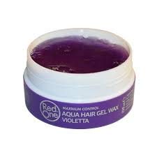 Rojo Uno Mens Aqua Hair Gel Cera Matte Violetta 150 ml Peluquero Profesional Styling