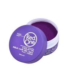 Rojo Uno Mens Aqua Hair Gel Cera Matte Violetta 150 ml Peluquero Profesional Styling