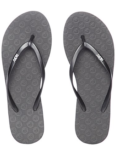 Roxy (ROY11) Viva-Flip-Flops For Women, Zapatos de Playa y Piscina Mujer, Black Black, 38 EU