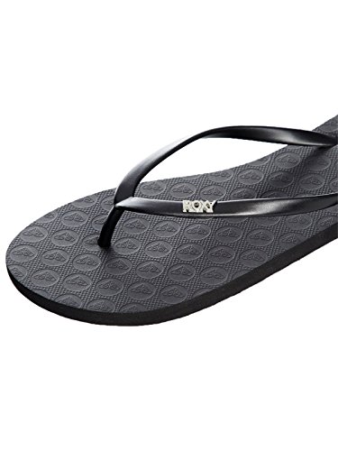 Roxy (ROY11) Viva-Flip-Flops For Women, Zapatos de Playa y Piscina Mujer, Black Black, 38 EU