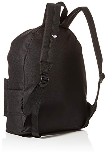 Roxy Sugar Baby Solid Logo, Mochila. para Mujer, Antracita, Medium