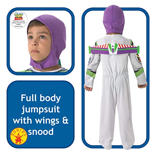 Rubies Buzz Lightyear Toy Story - Disfraz para niños, 5-6 años (116cm), Multicolor