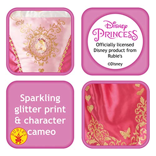 Rubies Official Disney Princess Sleeping Beauty Disfraz de gema, Color rosa, 9-10 (640715