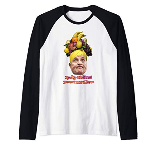 Rudy Giuliani Banana Republican Camiseta Manga Raglan