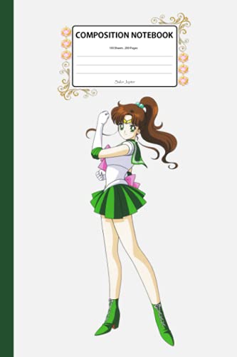 Sailor Jupiter: Composition Notebook 100 Lined Pages 6x9 Notebook • Writing Journal • Diary • Notepad ( V11)