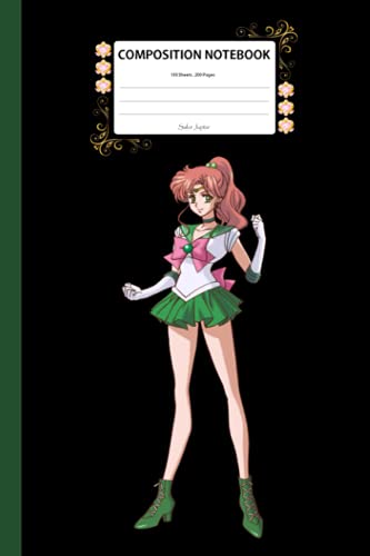 Sailor Jupiter: Composition Notebook 100 Lined Pages 6x9 Notebook • Writing Journal • Diary • Notepad ( V17)