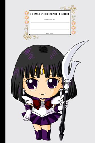 Sailor Saturn: Composition Notebook 100 Lined Pages 6x9 Notebook • Writing Journal • Diary • Notepad ( V6)