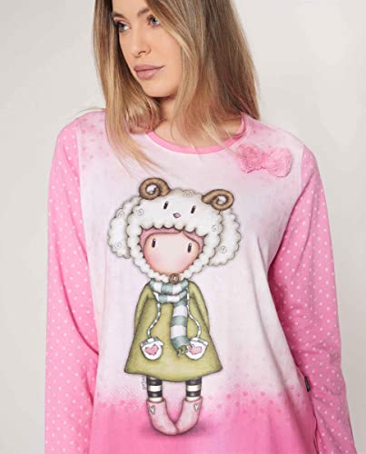 SANTORO GORJUSS Pijama Manga Larga Lambkins para Mujer