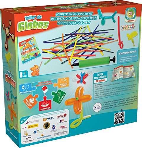 Science4you-Science4you-Taller de Globos-Juguete Científico Niñas Aprende a Hacer Diferentes Figuras Divertidas Regalo Originale 8 años (481500)