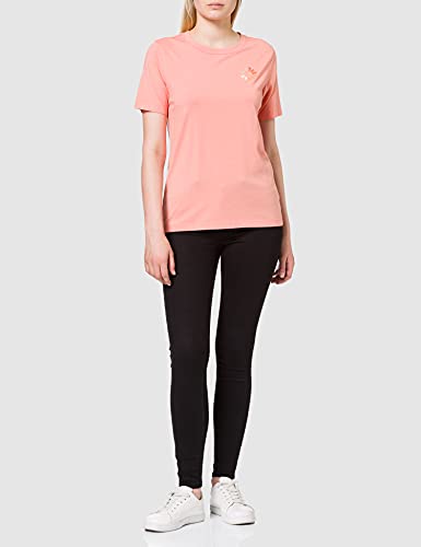 Scotch & Soda Regular Fit Crew Neck tee In Organic Cotton Camiseta, Flamingo Pink 3531, S para Mujer