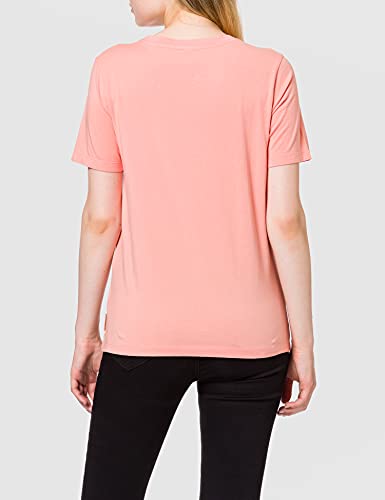 Scotch & Soda Regular Fit Crew Neck tee In Organic Cotton Camiseta, Flamingo Pink 3531, S para Mujer