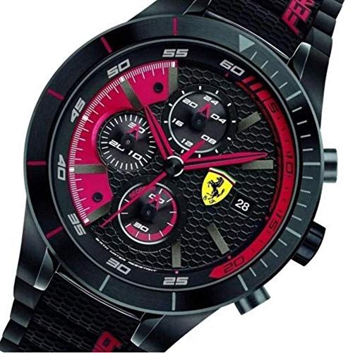 Scuderia Ferrari Reloj Cronógrafo para Hombre de Cuarzo con Correa en Silicona 0830260