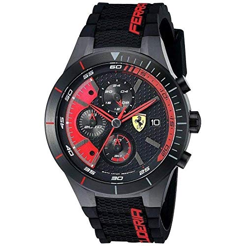 Scuderia Ferrari Reloj Cronógrafo para Hombre de Cuarzo con Correa en Silicona 0830260