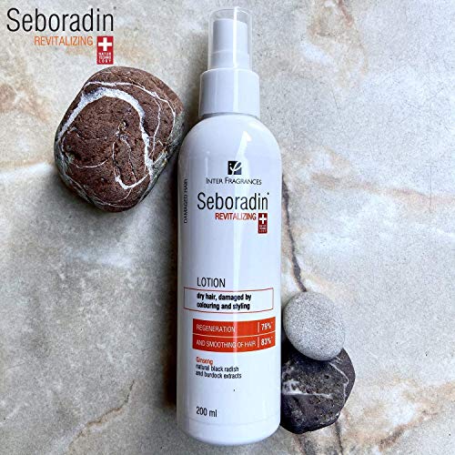 Seboradin Bálsamo Revitalizante, Hombre y Mujer, Extractos Naturales, para Cabello Dañado con Ginseng, 200 ml