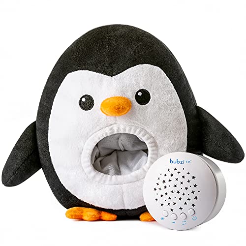 Sensor Activado Por el llanto Del Bebé Peluche Para Bebé Pingüino - Máquina de Ruido Blanco – Luz quitamiedos infantil – Regalo para Bebé Niña - Calmante del Sueño – Regalo para Recién Nacido