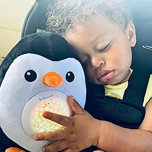 Sensor Activado Por el llanto Del Bebé Peluche Para Bebé Pingüino - Máquina de Ruido Blanco – Luz quitamiedos infantil – Regalo para Bebé Niña - Calmante del Sueño – Regalo para Recién Nacido