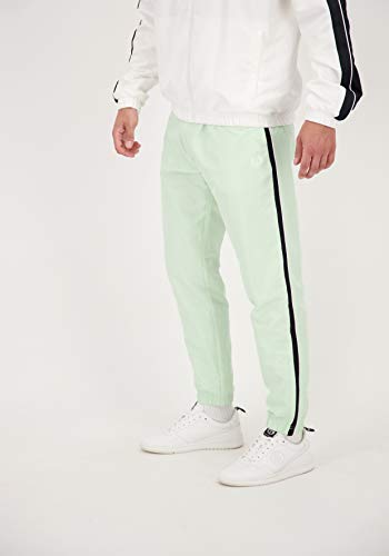 Sergio Tacchini Chándal Agave Tracksuit con bolsillos con cremallera para hombre, Egret/Spray, S