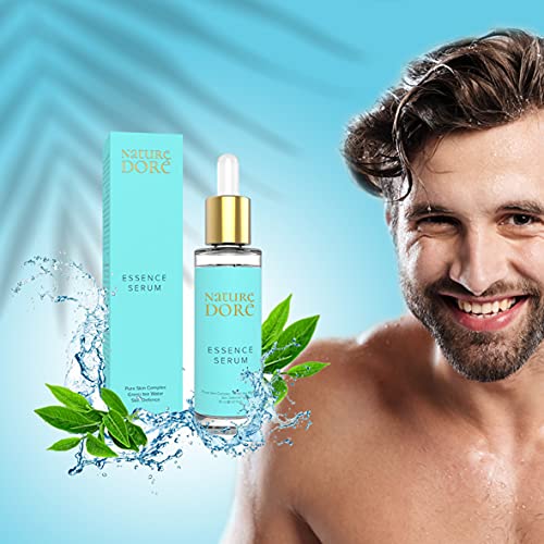 Serum Facial Hidratante Vegano y organico Regulador Sebo Bio para Pieles Mixtas Grasas Hombre Mujer Organico Antiarrugas Agua de Te Verde Complejo Pure skin (Moringa) Ultra HIdratante Certificado