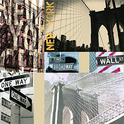 Servilletas de Papel Desechables, diseño de la Vida de Nueva York, 20 Unidades, 3 Capas, 33 x 33 cm