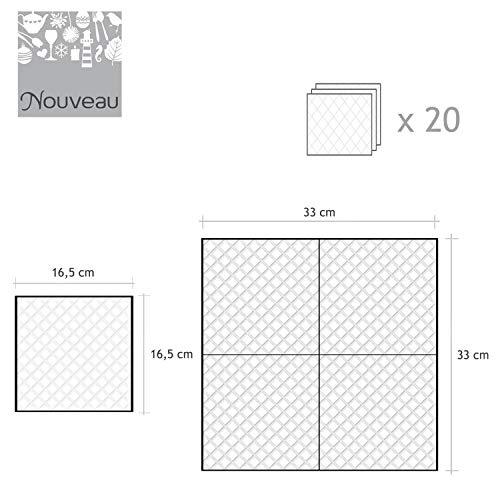 Servilletas de Papel Desechables, diseño de la Vida de Nueva York, 20 Unidades, 3 Capas, 33 x 33 cm