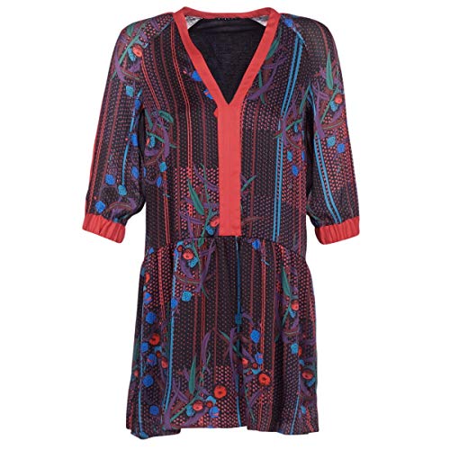 SISLEY CEPAME Vestidos Femmes Negro/Rojo/Azul - DE 36 (IT 42) - Vestidos Cortos