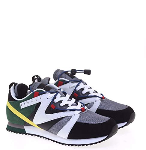 SISLEY Sneakers UOMO BLK-Green - 41