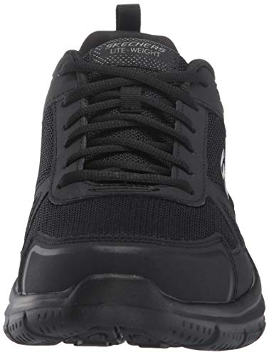 Skechers Track-scloric 52631-bbk, Zapatillas Hombre, Negro (Black 52631/Bbk), 42 EU