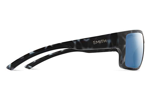 SMITH Outback Gafas, Matte Black Ice Tort/Chromapop Polarized Blue Mirror, 59 para Hombre