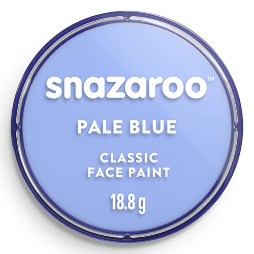 Snazaroo- Pintura Facial y Corporal, Color azul pálido, 18 ml (Paquete de 1) (Colart 1118366)