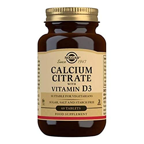 Solgar Citrato de Calcio con Vitamina D3 Comprimidos - Envase de 60