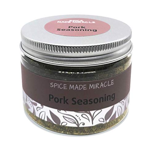 Spice Made Miracle de cerdo condimento - mezcla de especias para platos de cerdo, guisos y cazuela, Barbacoa - BBQ Rub - Gourmet especia de mezcla, 70g