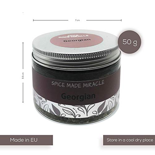 Spice Made Miracle de Georgia Condimento - Adecuado para carne, aves de corral, pollo, platos de carne - Georgia Cocina mezcla de especias - Mezcla de especias gourmet, 50g