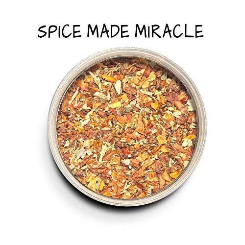 Spice Made Miracle mezcla de especias con Liofilizado Tomates - Condimento con tomate liofilizado - Mezcla de especias gourmet, 50g