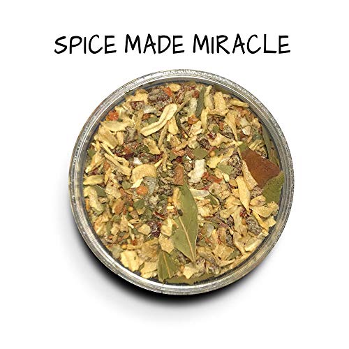 Spice Made Miracle mezcla de especias Shashlik adobo - Condimento para marinar la carne - tradicional barbacoa mezcla de especias para la carne de cerdo, carne de res, ternera, cordero, 110g