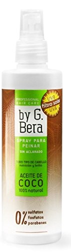 Spray para peinar de Aceite de Coco