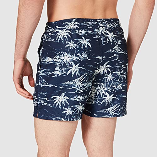 Springfield Peach Islas Bañador para Hombre, Estampado Azul, M