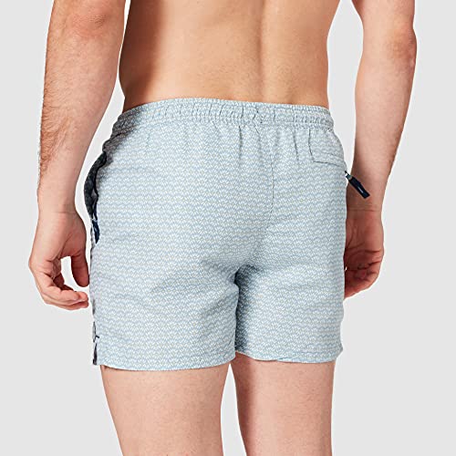 Springfield PETALOS Bañador para Hombre, Estampado Verde, S