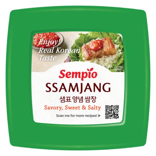 Ssamjang Pasta de soja coreana sazonada con pimiento rojo, Korean Soybean Dipping Paste 250g