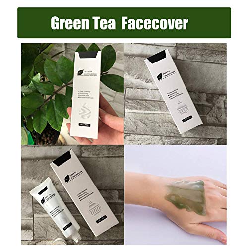 SSSM Green Tea Facecover removes Acne blackheads and Nose Deep Cleansing，Green Tea Face Peeling Facecover，Peel Off Facecover ， Tear-Off Facecover Pure Plant Green Tea Extract