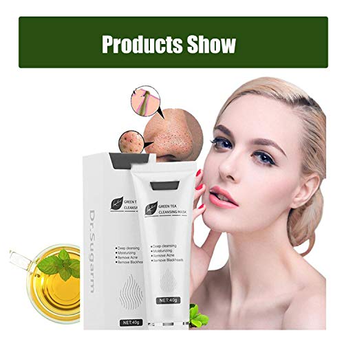 SSSM Green Tea Facecover removes Acne blackheads and Nose Deep Cleansing，Green Tea Face Peeling Facecover，Peel Off Facecover ， Tear-Off Facecover Pure Plant Green Tea Extract