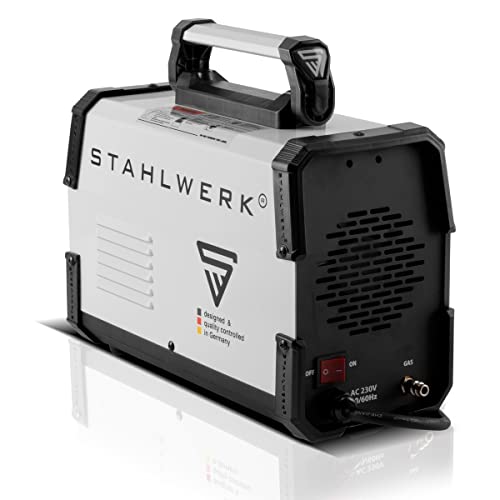 STAHLWERK DC WIG 200 ST IGBT - Máquina de soldar combinada con 200 Amperio y MMA soldadura de electrodos, soldar acero y acero inoxidable, 7 años de garantía (sin soldadura ALU)