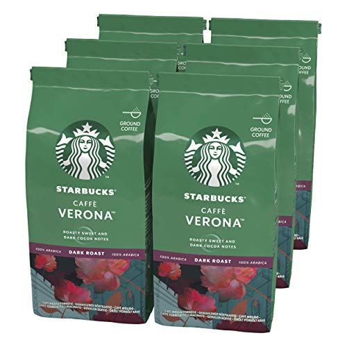 Starbucks Caffè Verona Café Molido De Tostado Intenso 6 Bolsa de 200g