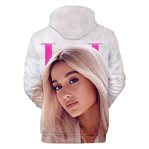 Sudadera De Mujer Jersey Informal Suelto Sudadera con Capucha Y Estampado 3D De Ariana Grande Sudadera De Manga Larga Dulce Linda Niña