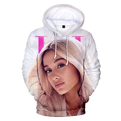 Sudadera De Mujer Jersey Informal Suelto Sudadera con Capucha Y Estampado 3D De Ariana Grande Sudadera De Manga Larga Dulce Linda Niña