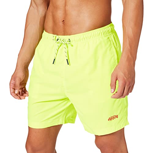 Superdry Venice Swim Short Bermudas, Cuba Green, S para Hombre