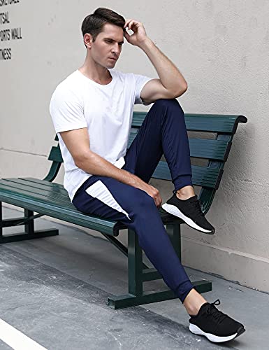 Sykooria Pantalon Chandal Hombre Verano, Pantalones Largos Deportivos Jogger para Hombre con Bolsillos, UPF 50+ Protección Solar UV, Ligeros, Secado Transpirables,Rápido Entrenamiento Casuale(Azul,M)