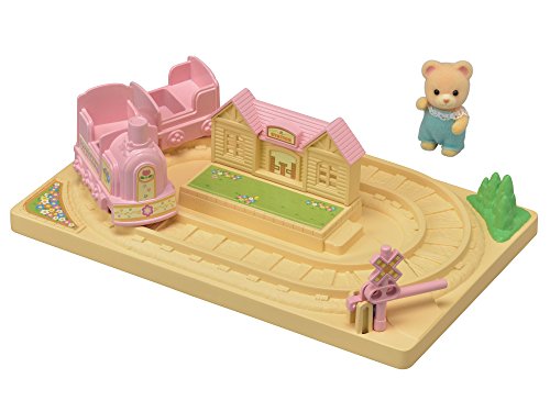 Sylvanian Families - 5320 - Tren Choo-choo bebés, Verde/Amarillo, Talla Única