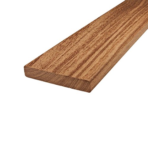 Tablones de terraza de Cumaru de BioMaderas®, 120 mm de ancho, 21 mm de grosor (153 cm de longitud).